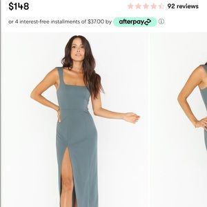 Show Me Your MuMu Eden Midi Dusty Green, On site now for $148